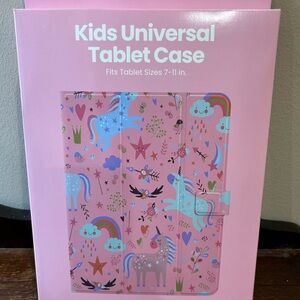 Kids Universal Tablet Case Fits Tablet Sizes 7-11 Inches Pink Unicorn Girls